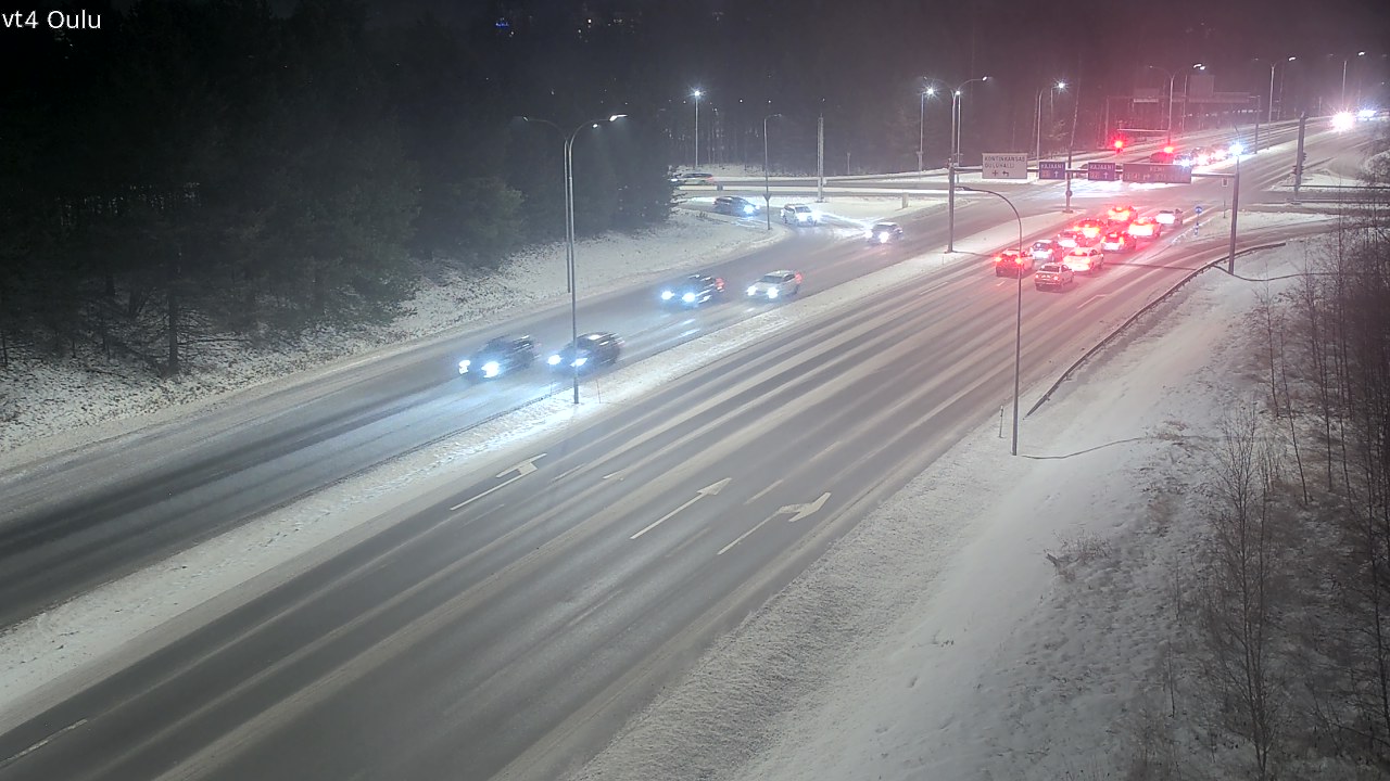 Weather Camera Image Road 4 Oulu, Oulu, Pohjois-Pohjanmaa