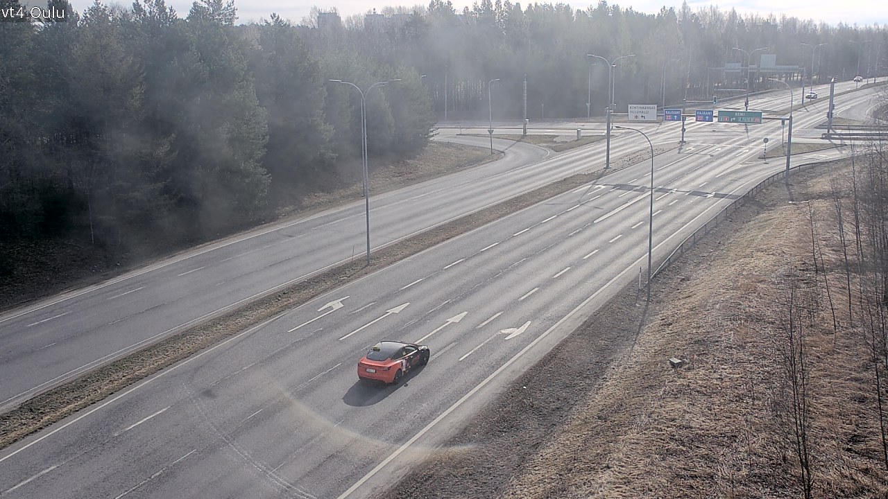 Weather Camera Image Väg 4 Uleåborg, Oulu, Pohjois-Pohjanmaa