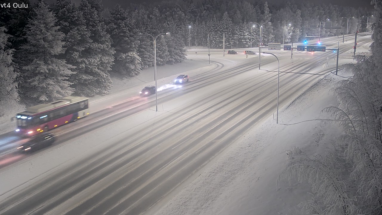 Weather Camera Image Road 4 Oulu, Oulu, Pohjois-Pohjanmaa