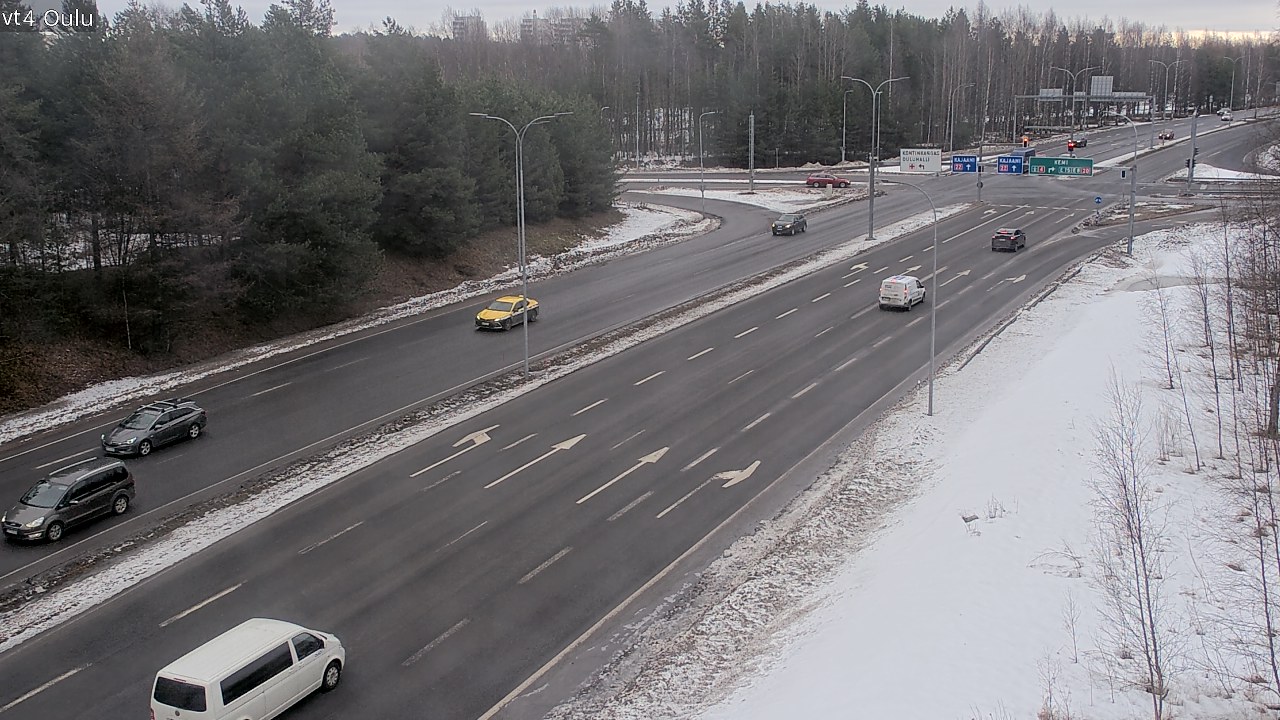 Weather Camera Image Road 4 Oulu, Oulu, Pohjois-Pohjanmaa