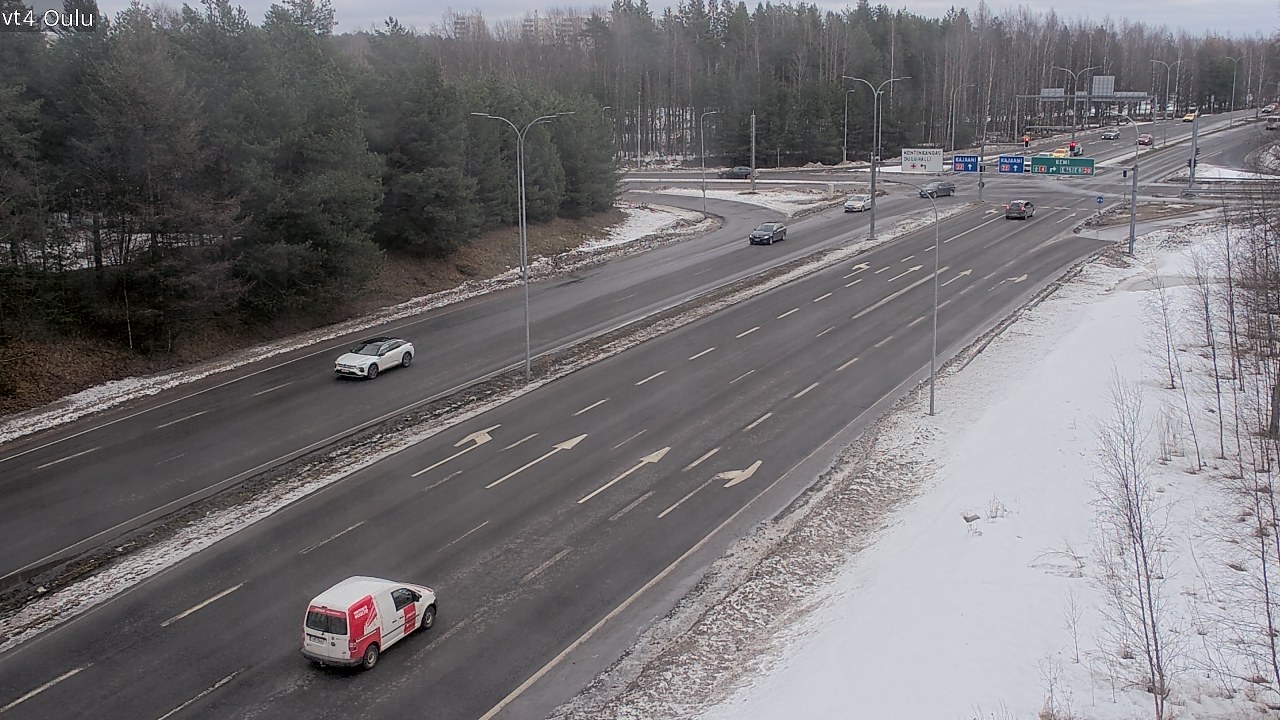 Weather Camera Image Road 4 Oulu, Oulu, Pohjois-Pohjanmaa