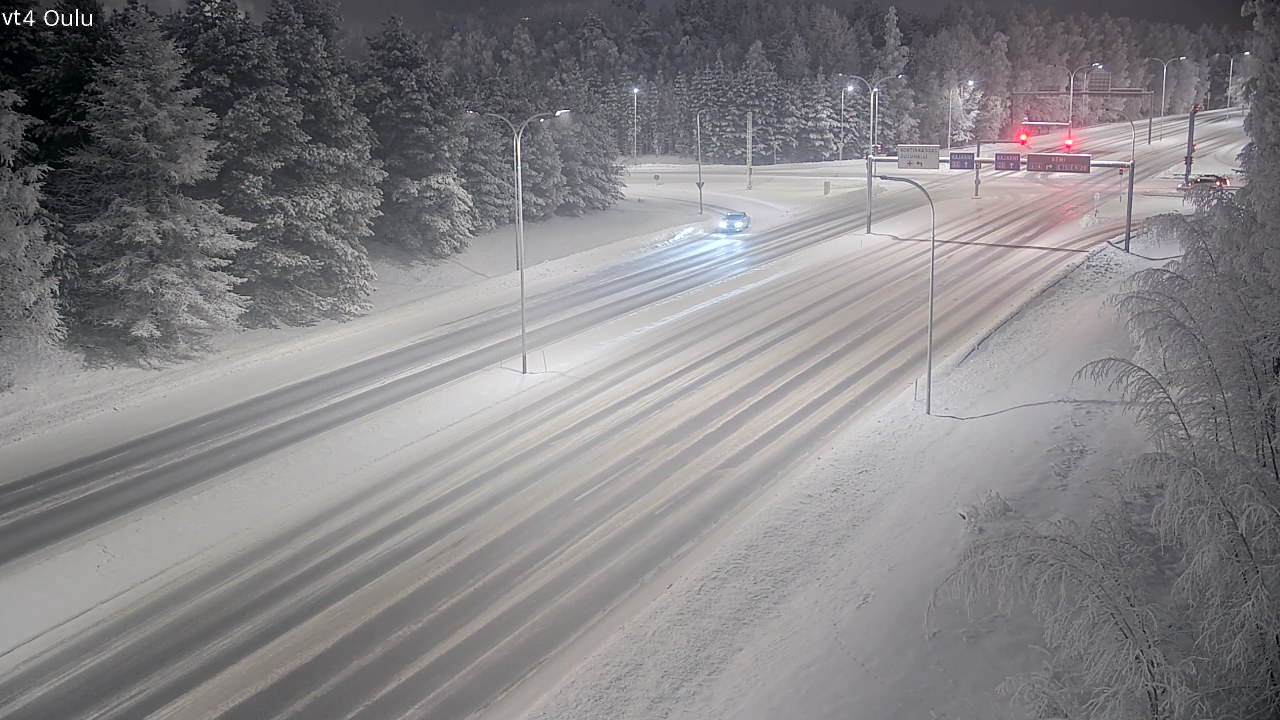 Weather Camera Image Road 4 Oulu, Oulu, Pohjois-Pohjanmaa