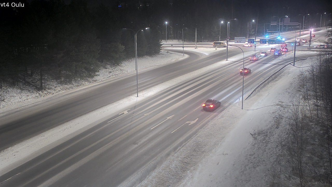 Weather Camera Image Road 4 Oulu, Oulu, Pohjois-Pohjanmaa