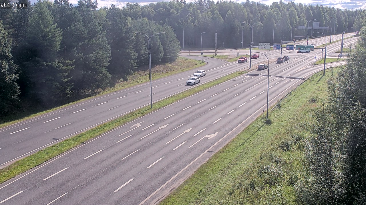 Weather Camera Image Väg 4 Uleåborg, Oulu, Pohjois-Pohjanmaa