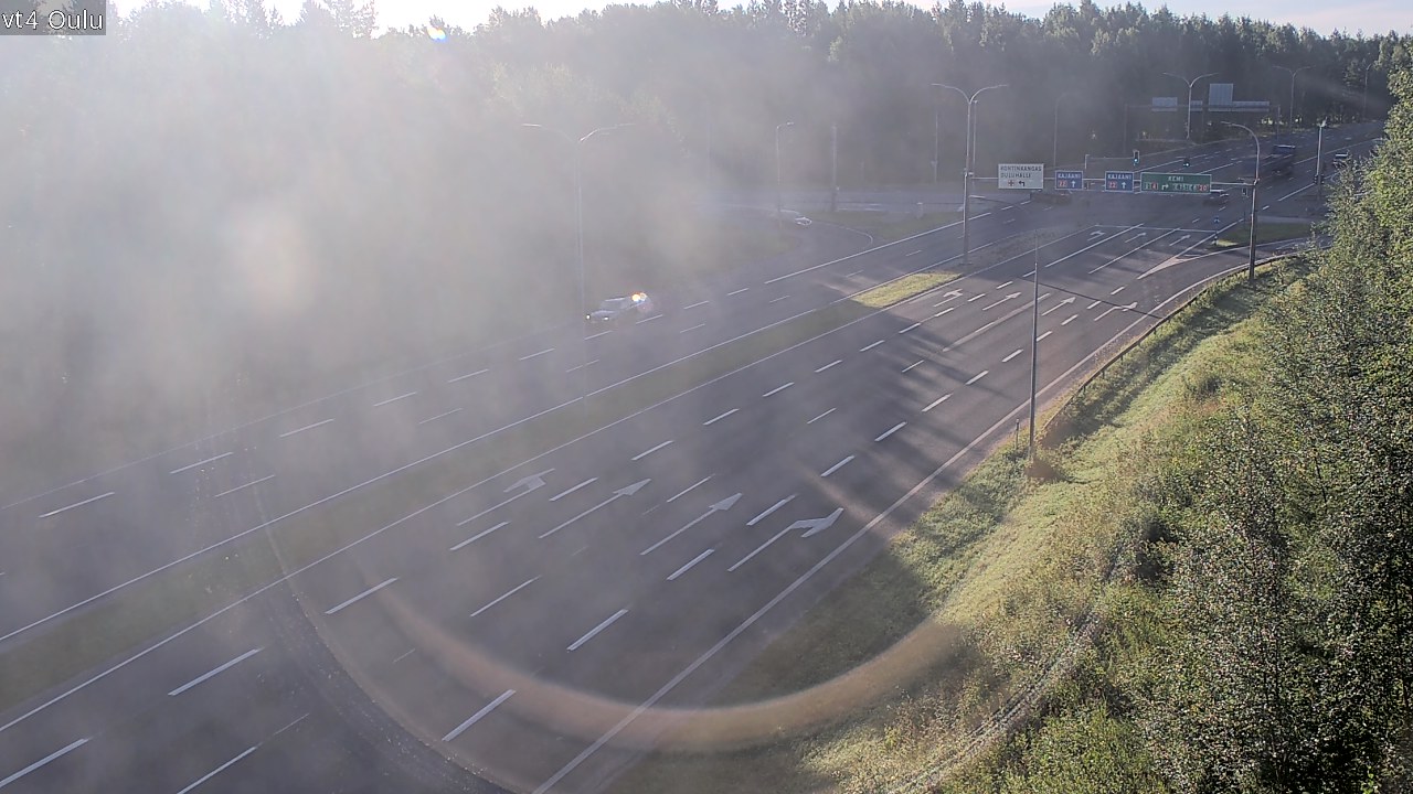 Weather Camera Image Road 4 Oulu, Oulu, Pohjois-Pohjanmaa