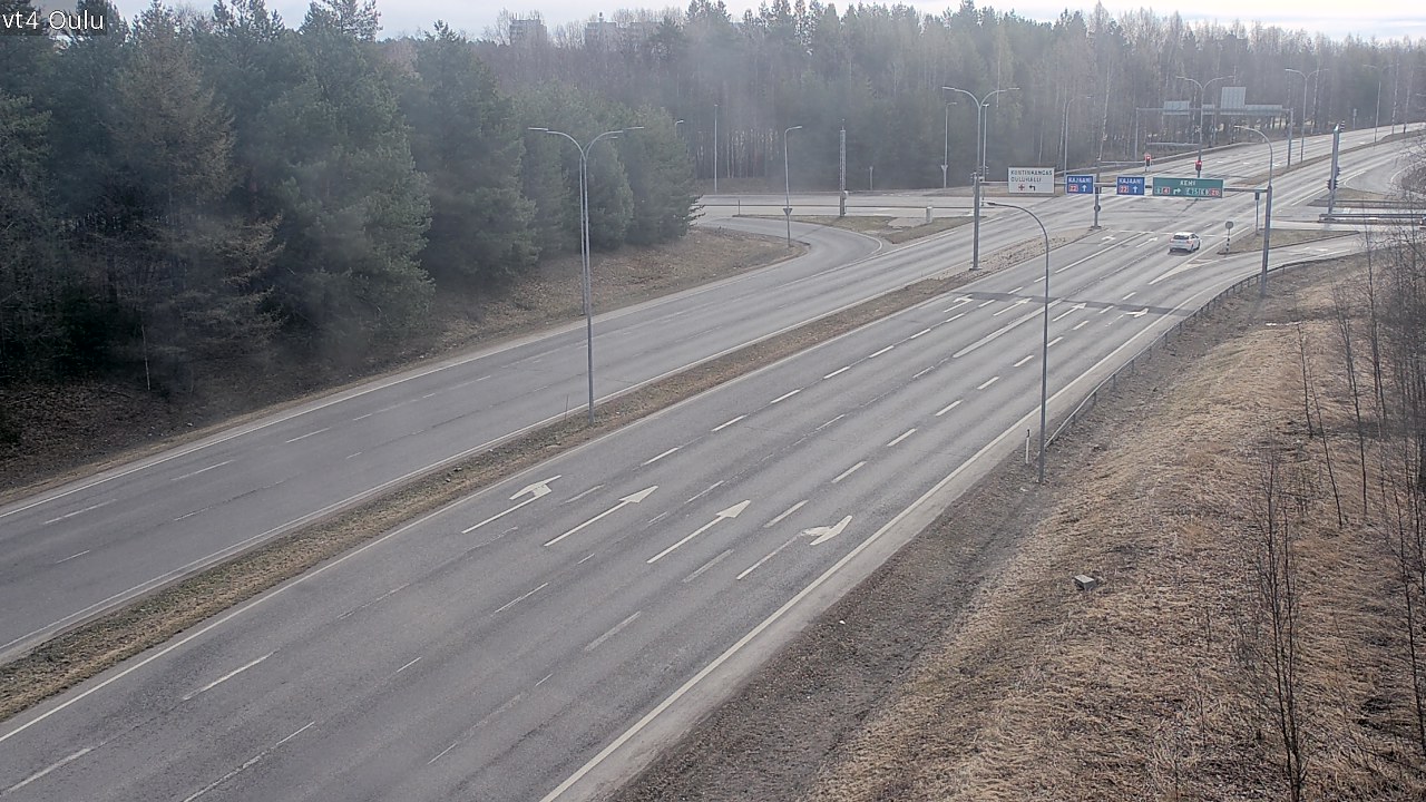 Weather Camera Image Väg 4 Uleåborg, Oulu, Pohjois-Pohjanmaa