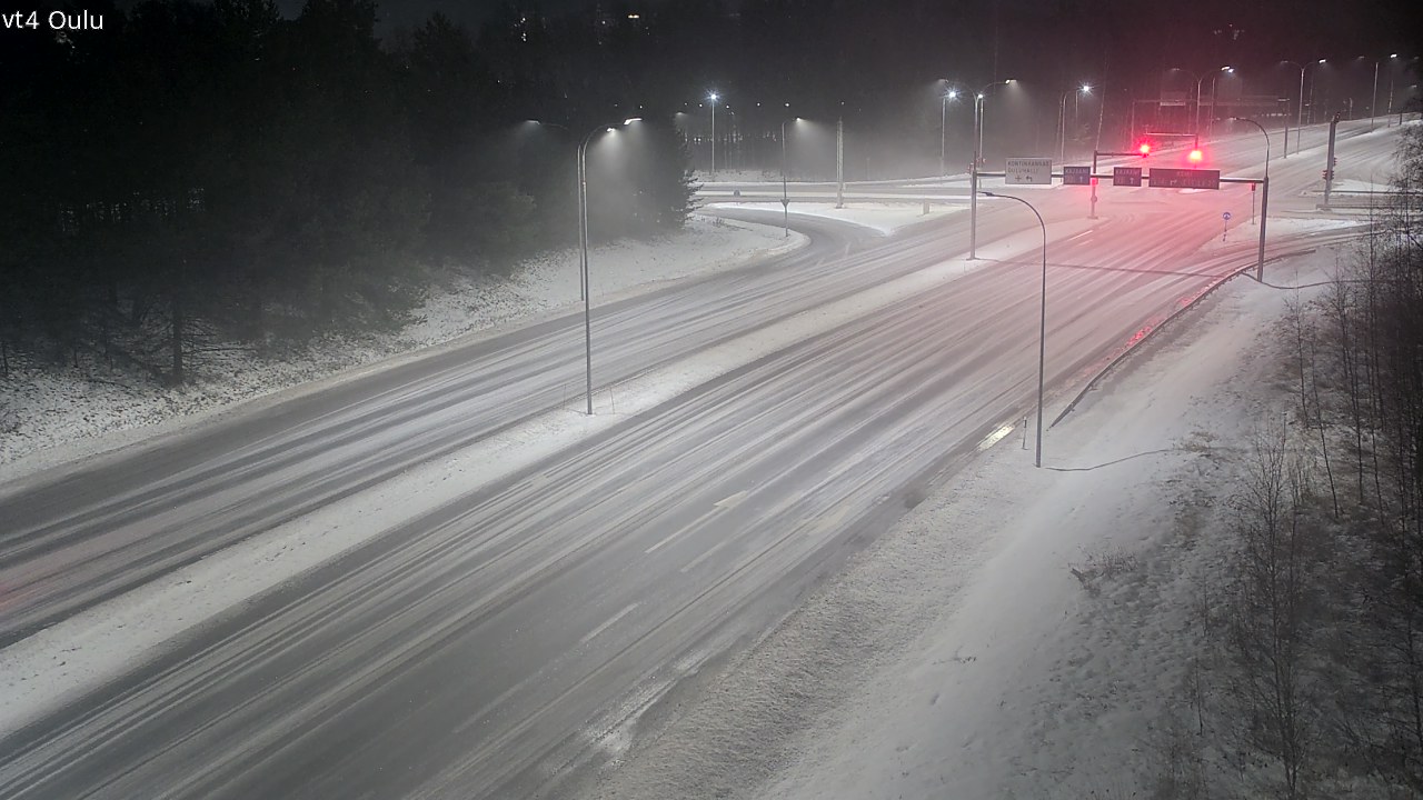 Weather Camera Image Väg 4 Uleåborg, Oulu, Pohjois-Pohjanmaa