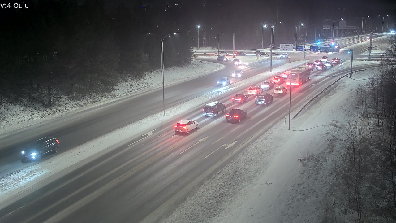 Weather Camera Image Road 4 Oulu, Oulu, Pohjois-Pohjanmaa