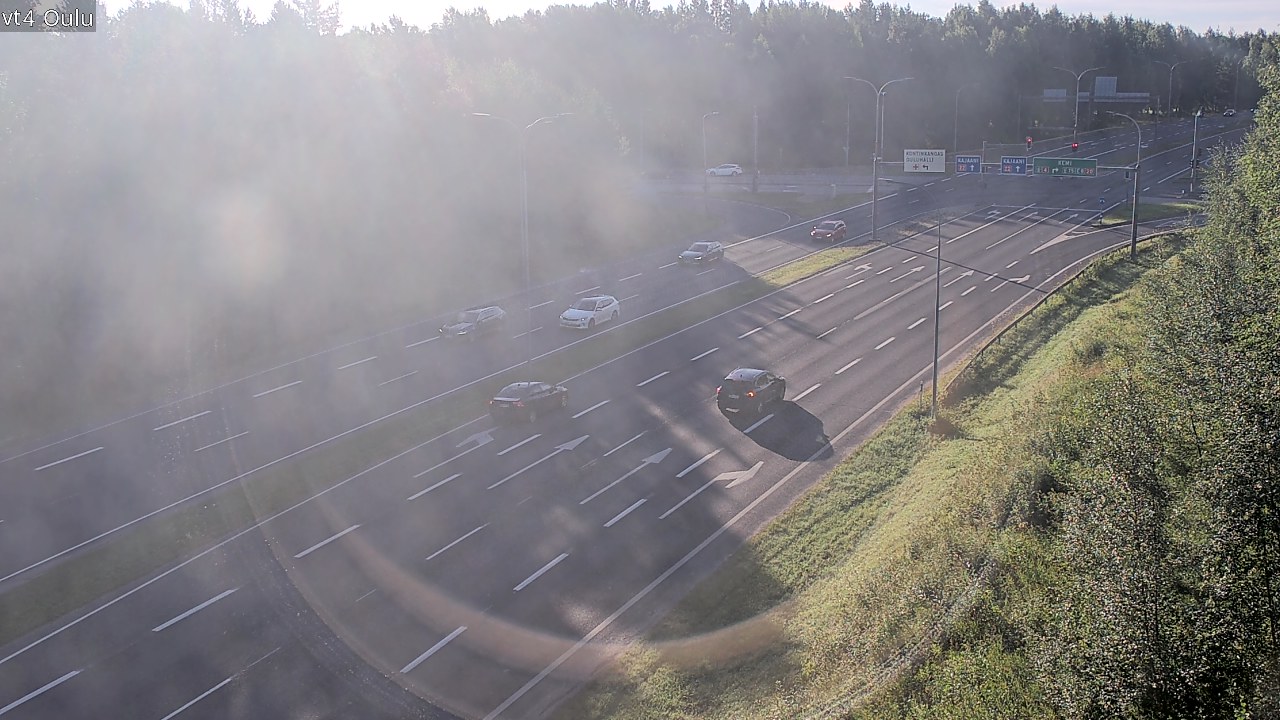 Weather Camera Image Road 4 Oulu, Oulu, Pohjois-Pohjanmaa