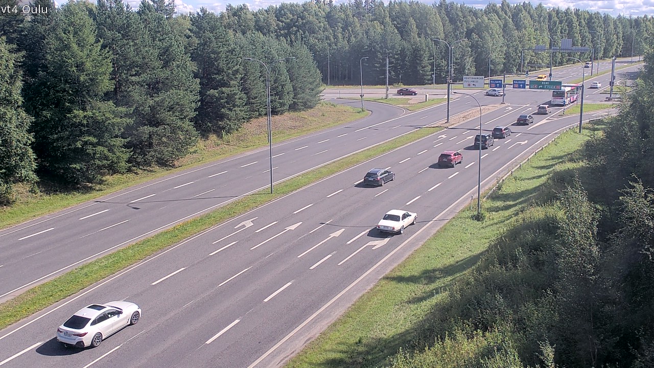 Weather Camera Image Väg 4 Uleåborg, Oulu, Pohjois-Pohjanmaa