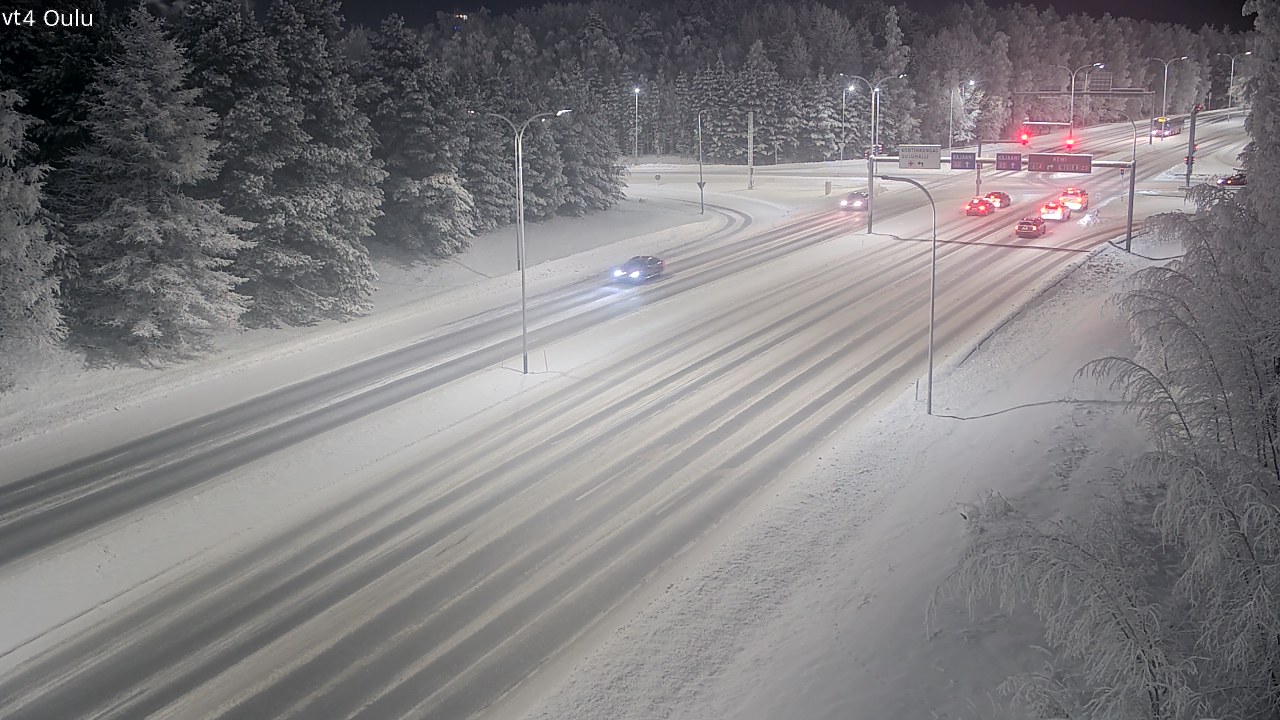Weather Camera Image Road 4 Oulu, Oulu, Pohjois-Pohjanmaa