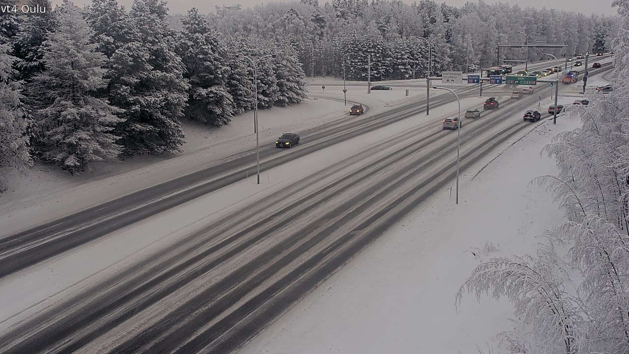 Weather Camera Image Road 4 Oulu, Oulu, Pohjois-Pohjanmaa