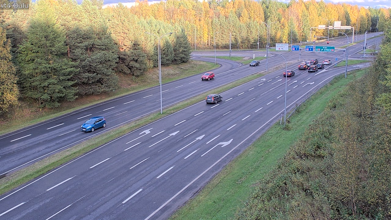 Kelikamerat Kuva Tie 4 Oulu, Oulu, Pohjois-Pohjanmaa