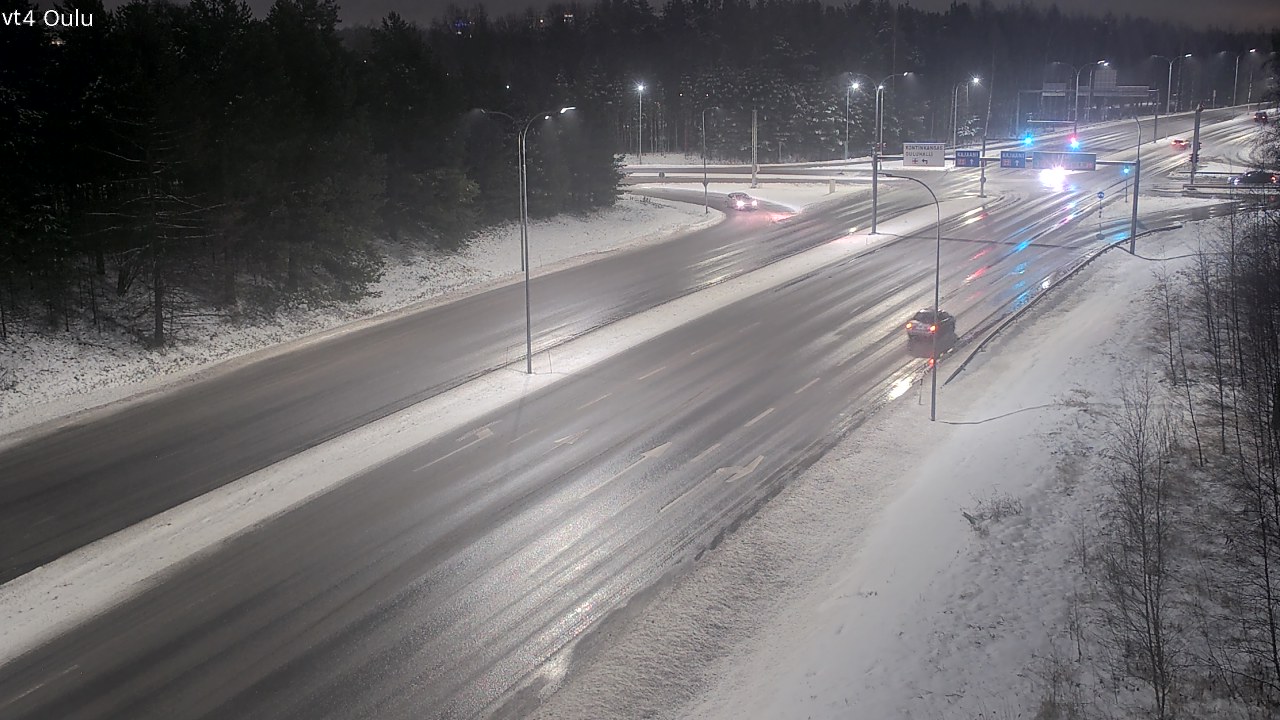 Weather Camera Image Väg 4 Uleåborg, Oulu, Pohjois-Pohjanmaa