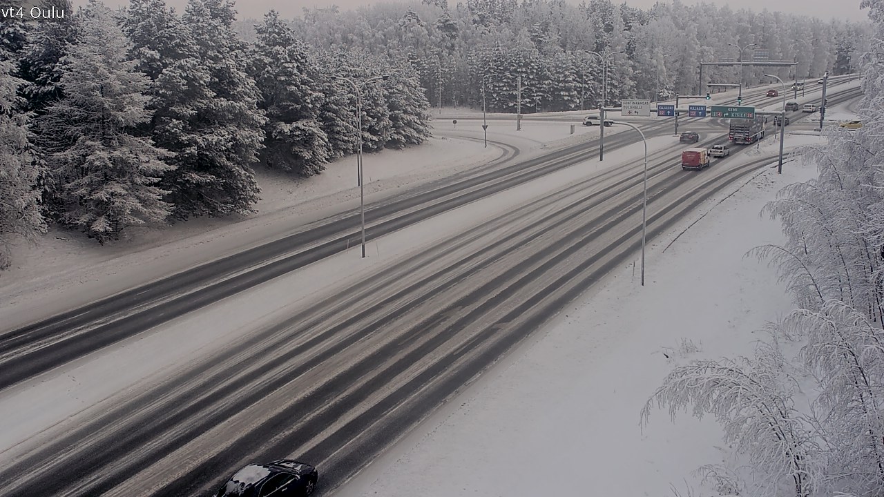 Weather Camera Image Road 4 Oulu, Oulu, Pohjois-Pohjanmaa