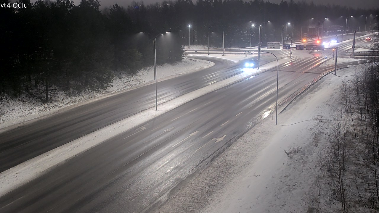 Weather Camera Image Väg 4 Uleåborg, Oulu, Pohjois-Pohjanmaa