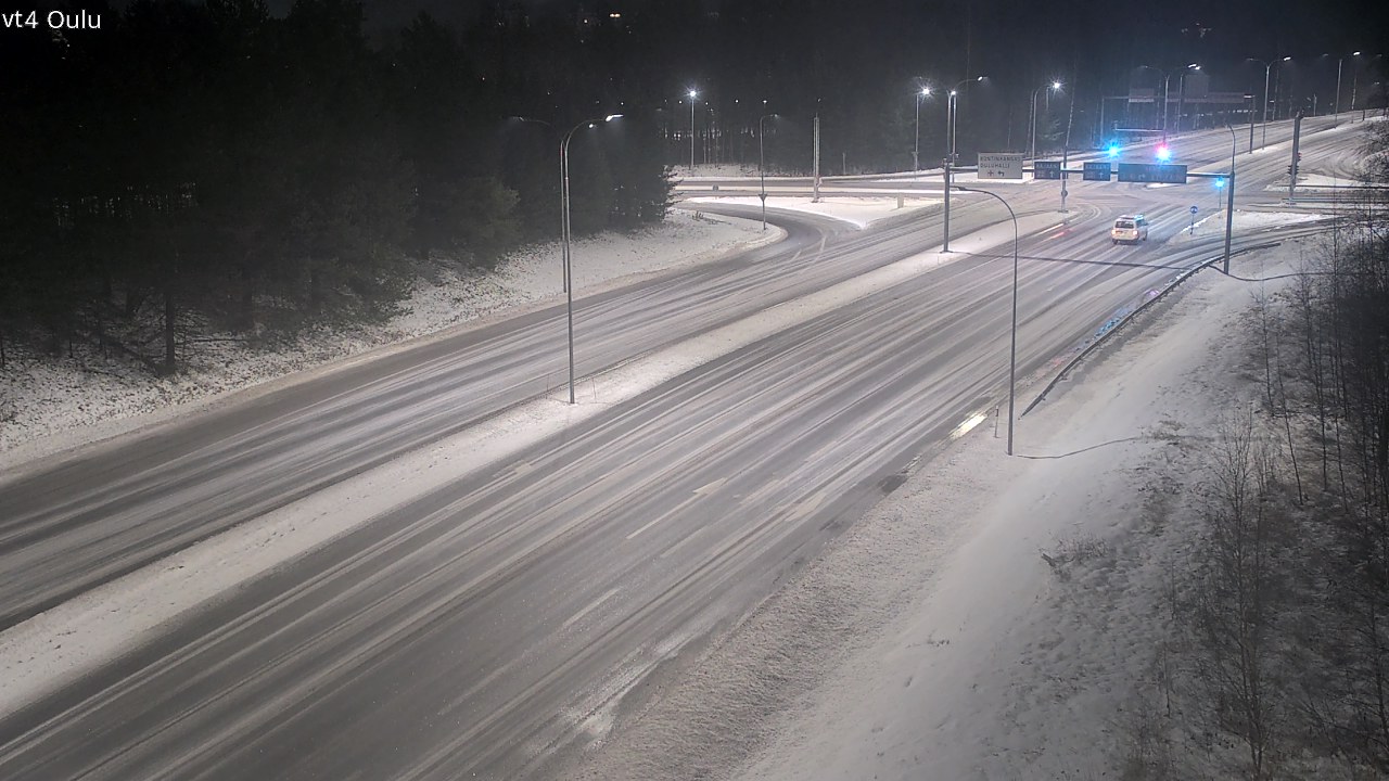 Weather Camera Image Väg 4 Uleåborg, Oulu, Pohjois-Pohjanmaa