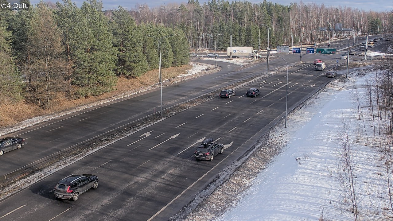 Weather Camera Image Road 4 Oulu, Oulu, Pohjois-Pohjanmaa