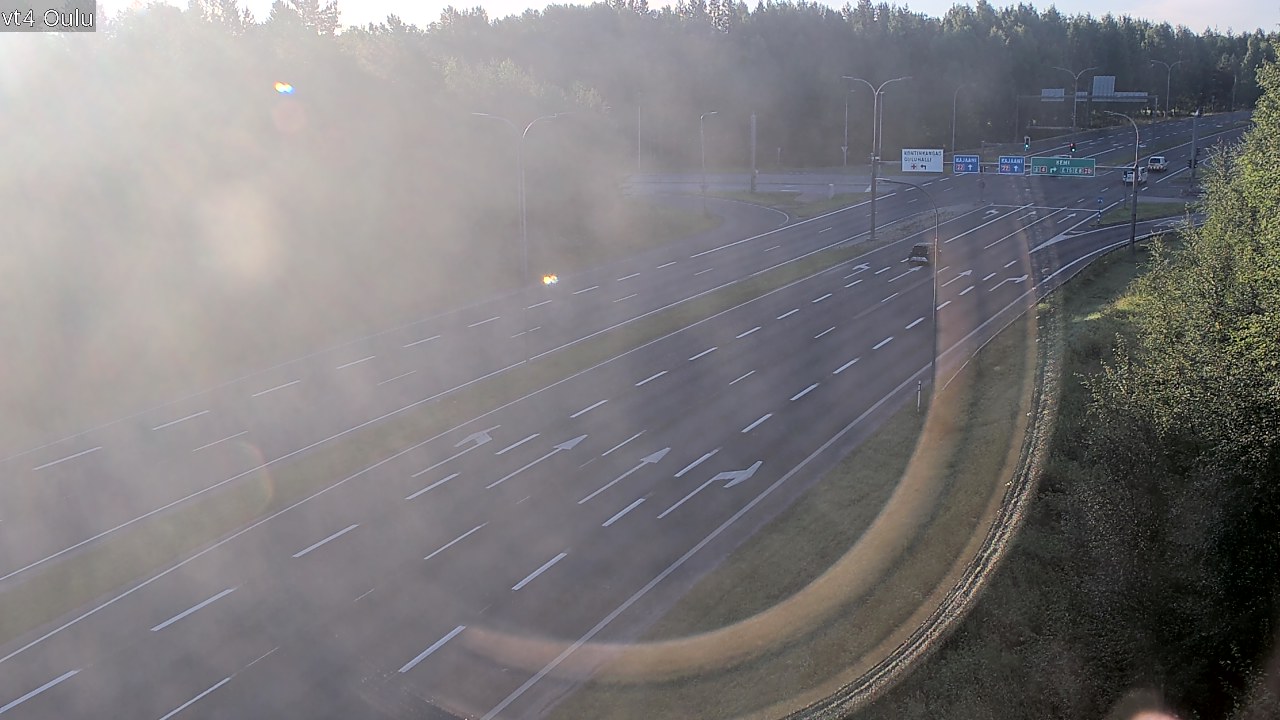 Weather Camera Image Road 4 Oulu, Oulu, Pohjois-Pohjanmaa