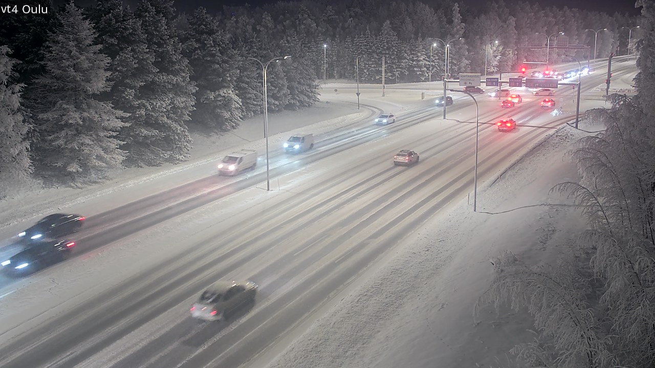 Weather Camera Image Road 4 Oulu, Oulu, Pohjois-Pohjanmaa
