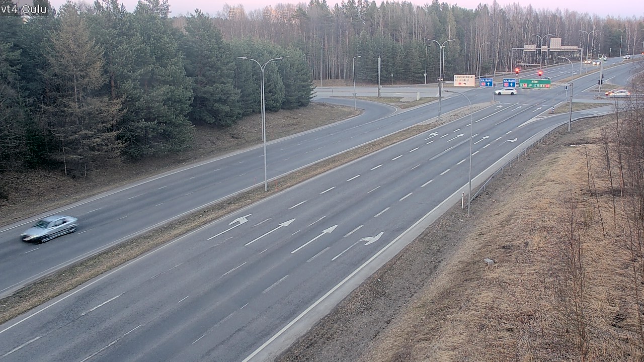 Weather Camera Image Väg 4 Uleåborg, Oulu, Pohjois-Pohjanmaa