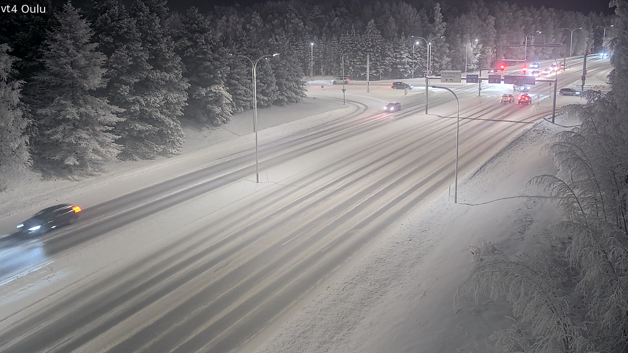 Weather Camera Image Road 4 Oulu, Oulu, Pohjois-Pohjanmaa