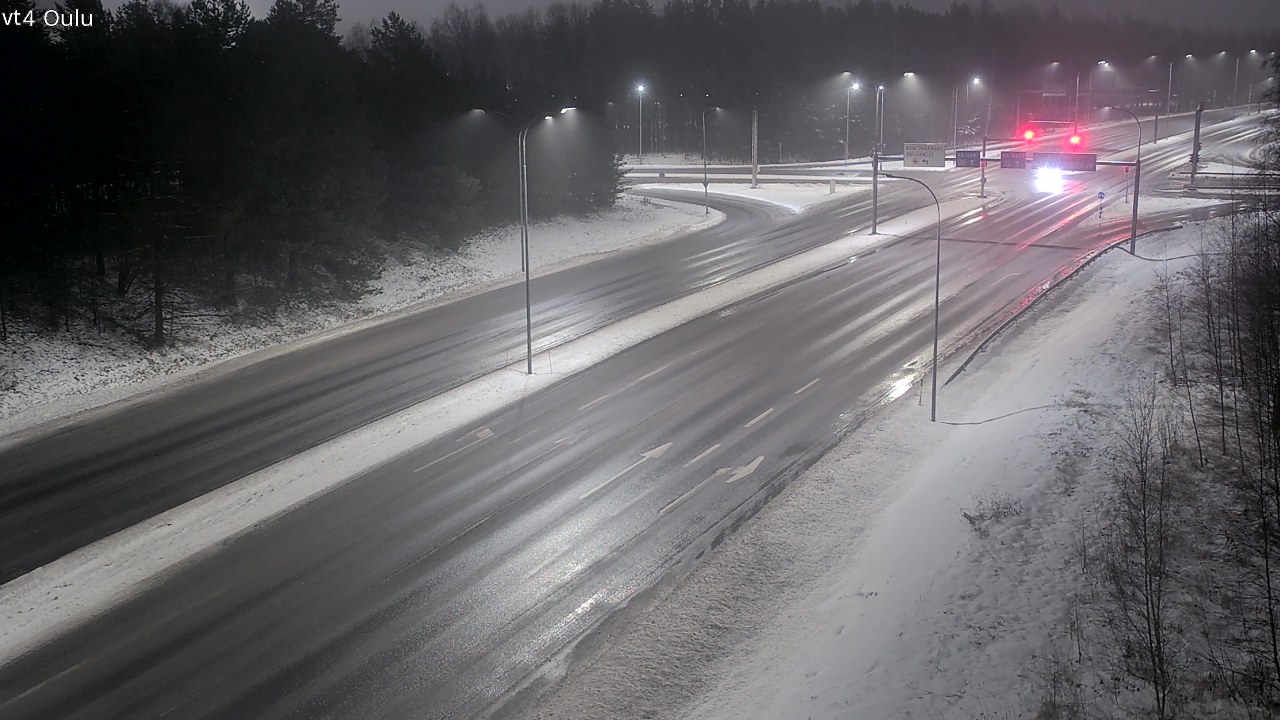 Weather Camera Image Väg 4 Uleåborg, Oulu, Pohjois-Pohjanmaa