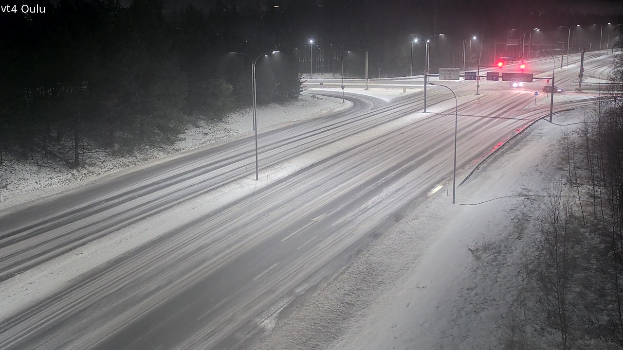 Weather Camera Image Väg 4 Uleåborg, Oulu, Pohjois-Pohjanmaa