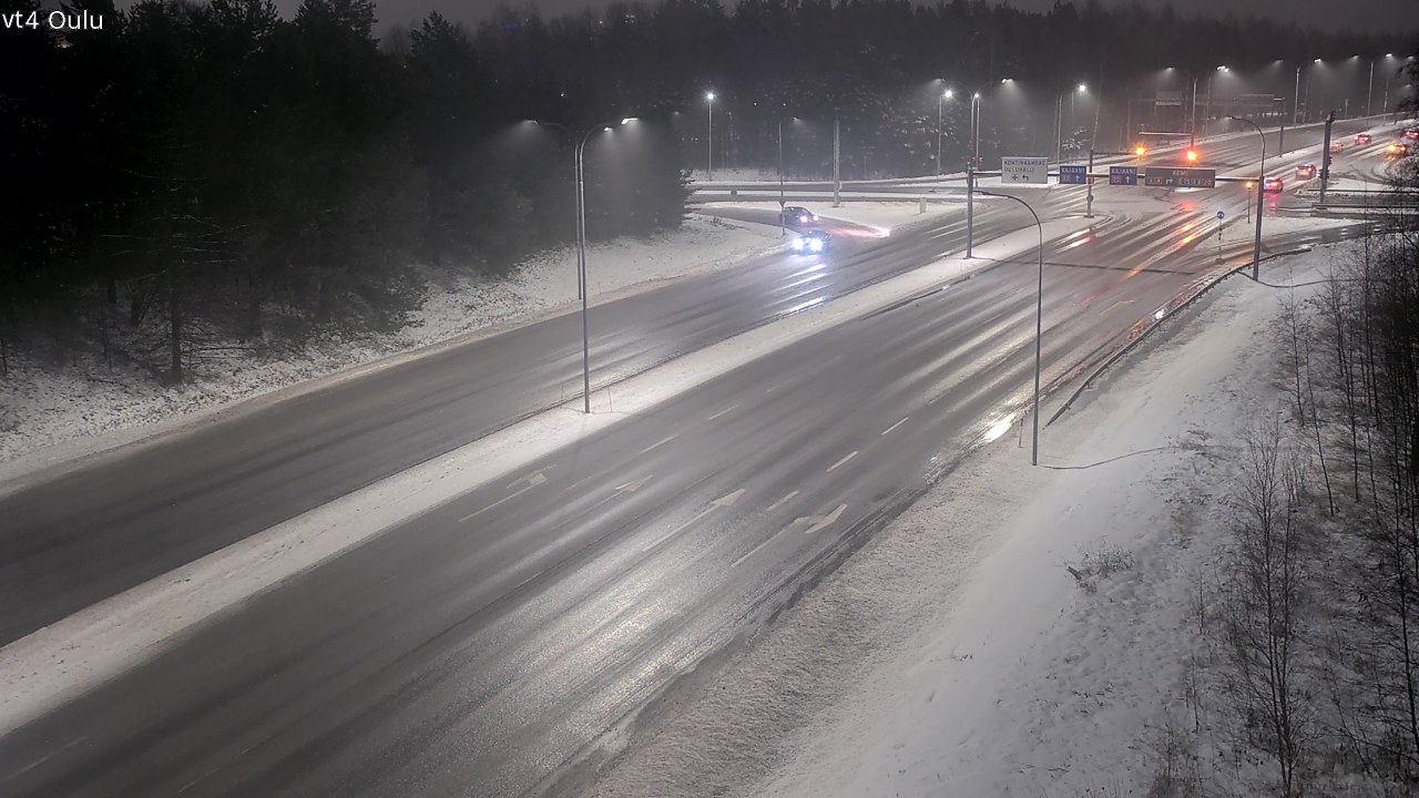 Weather Camera Image Väg 4 Uleåborg, Oulu, Pohjois-Pohjanmaa