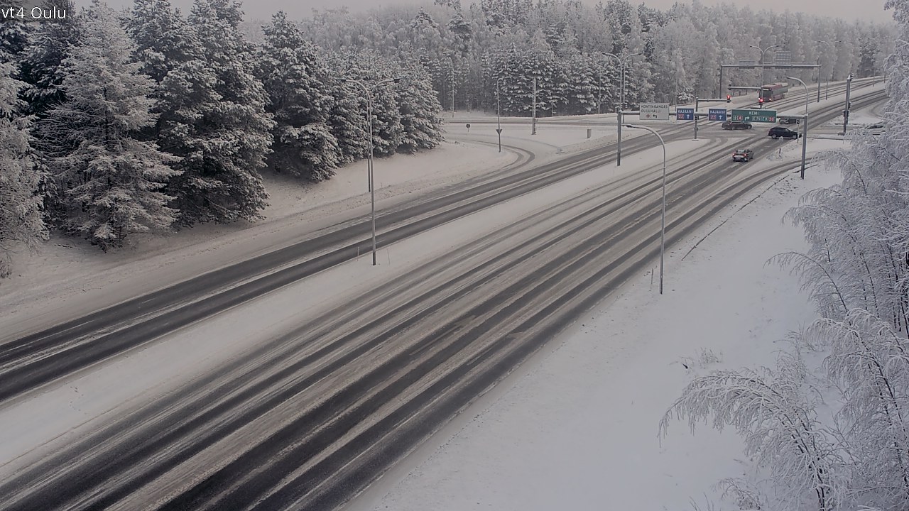 Weather Camera Image Road 4 Oulu, Oulu, Pohjois-Pohjanmaa