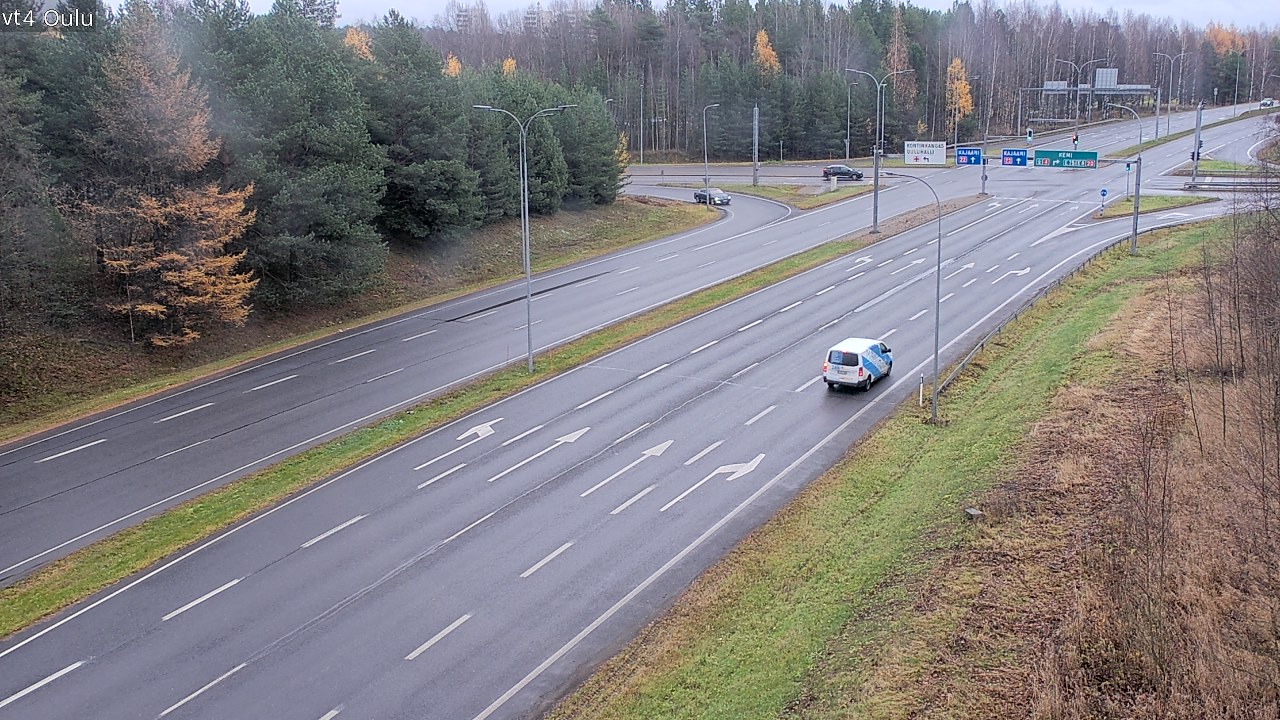 Weather Camera Image Väg 4 Uleåborg, Oulu, Pohjois-Pohjanmaa