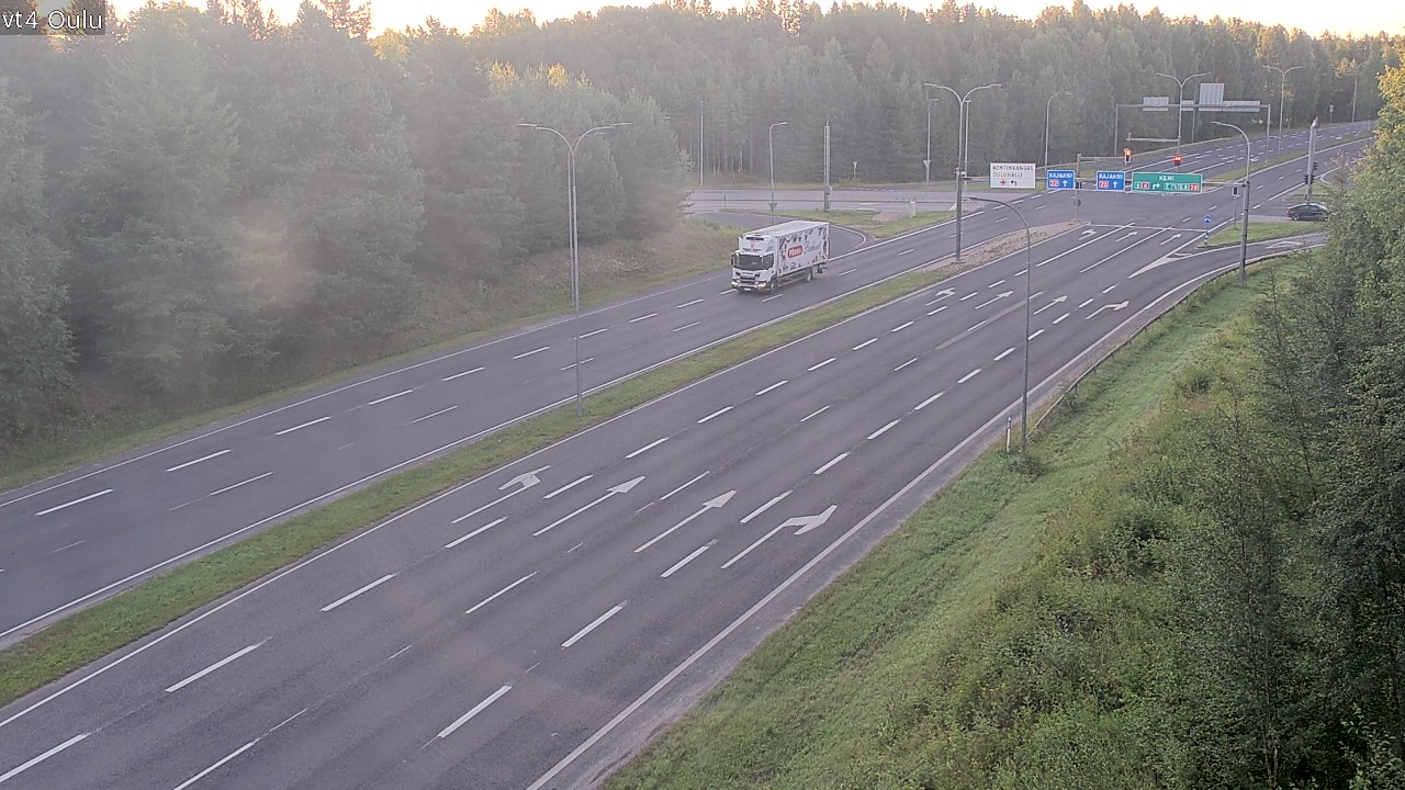 Weather Camera Image Road 4 Oulu, Oulu, Pohjois-Pohjanmaa