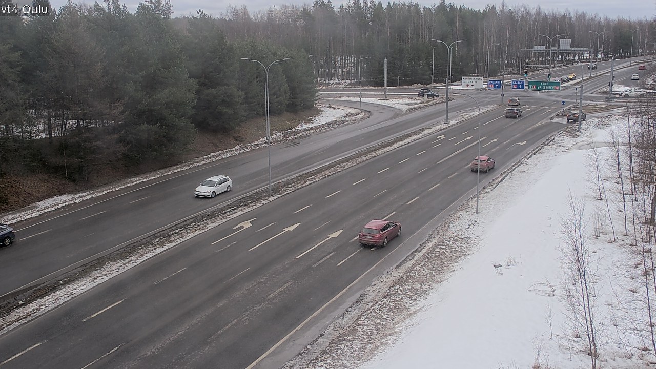 Weather Camera Image Road 4 Oulu, Oulu, Pohjois-Pohjanmaa