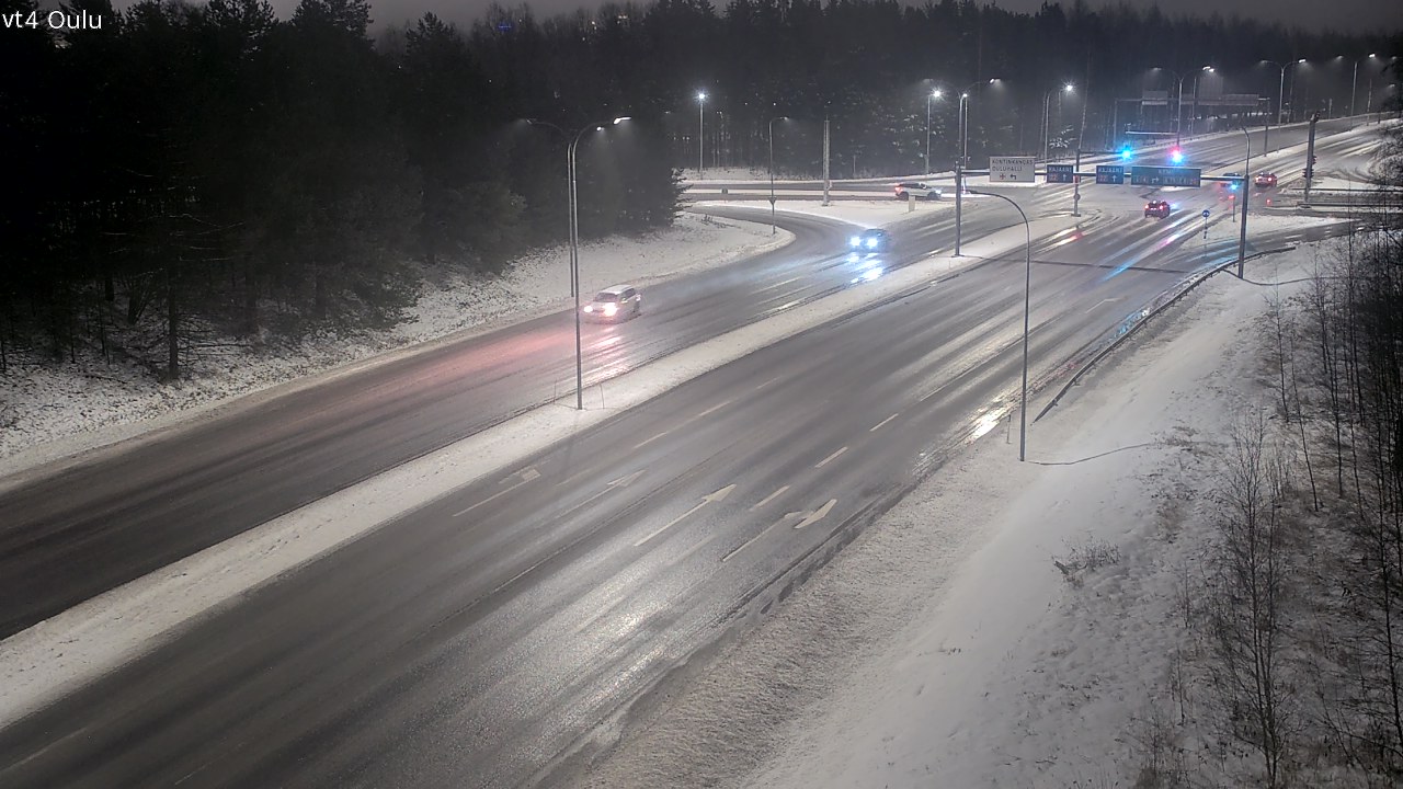Weather Camera Image Väg 4 Uleåborg, Oulu, Pohjois-Pohjanmaa