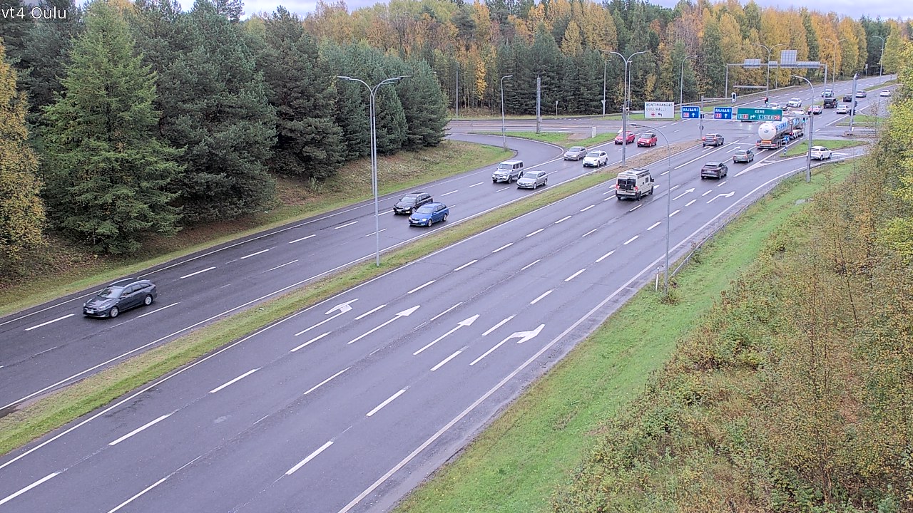 Weather Camera Image Road 4 Oulu, Oulu, Pohjois-Pohjanmaa