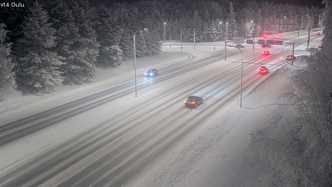 Weather Camera Image Road 4 Oulu, Oulu, Pohjois-Pohjanmaa
