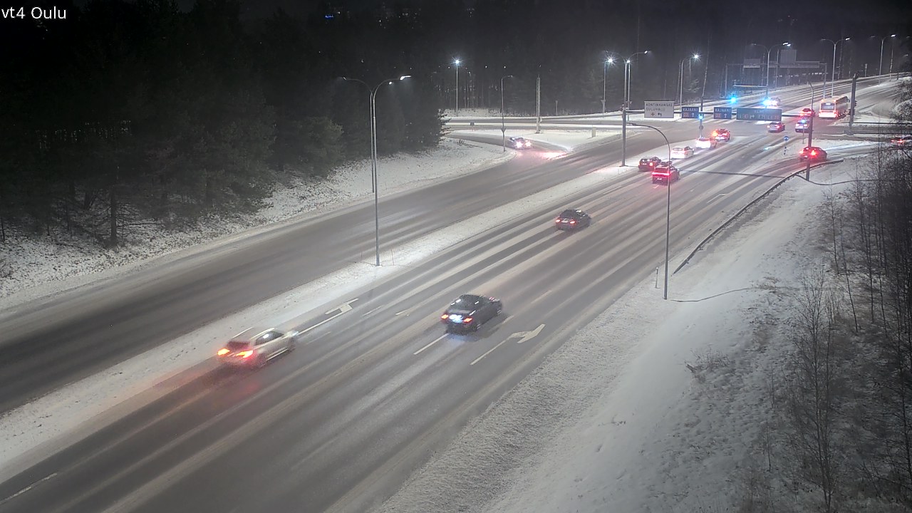 Weather Camera Image Road 4 Oulu, Oulu, Pohjois-Pohjanmaa