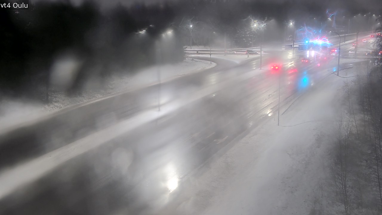 Weather Camera Image Väg 4 Uleåborg, Oulu, Pohjois-Pohjanmaa