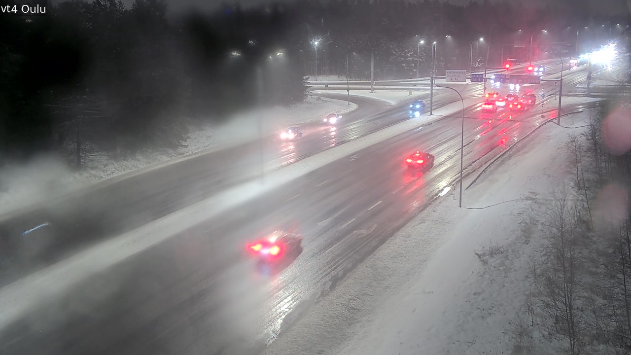 Weather Camera Image Väg 4 Uleåborg, Oulu, Pohjois-Pohjanmaa