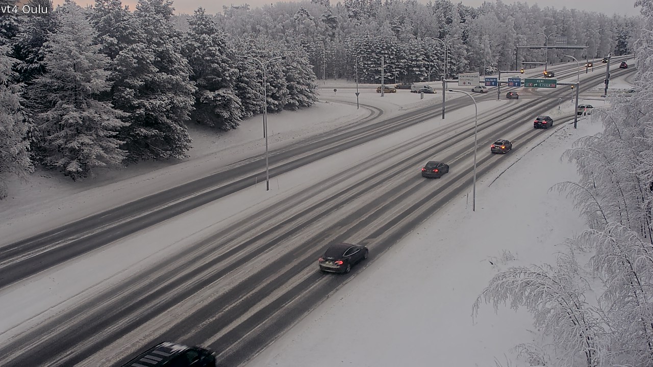 Weather Camera Image Road 4 Oulu, Oulu, Pohjois-Pohjanmaa