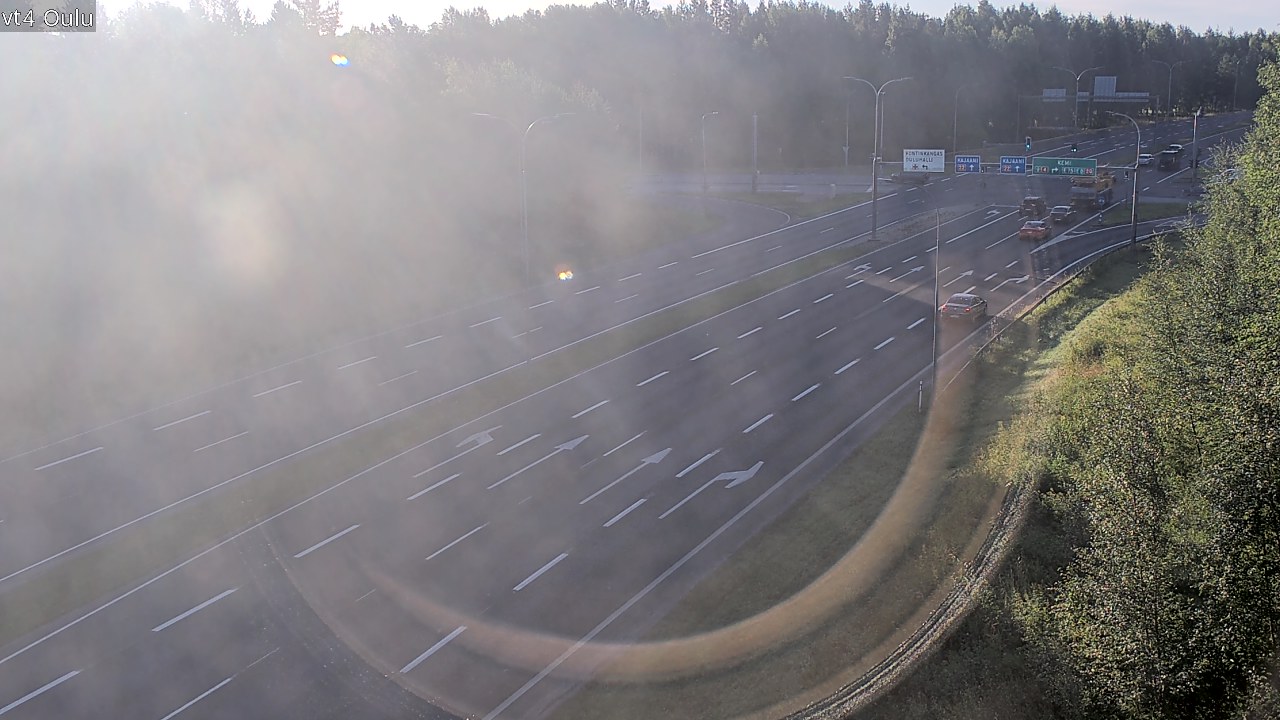 Weather Camera Image Road 4 Oulu, Oulu, Pohjois-Pohjanmaa
