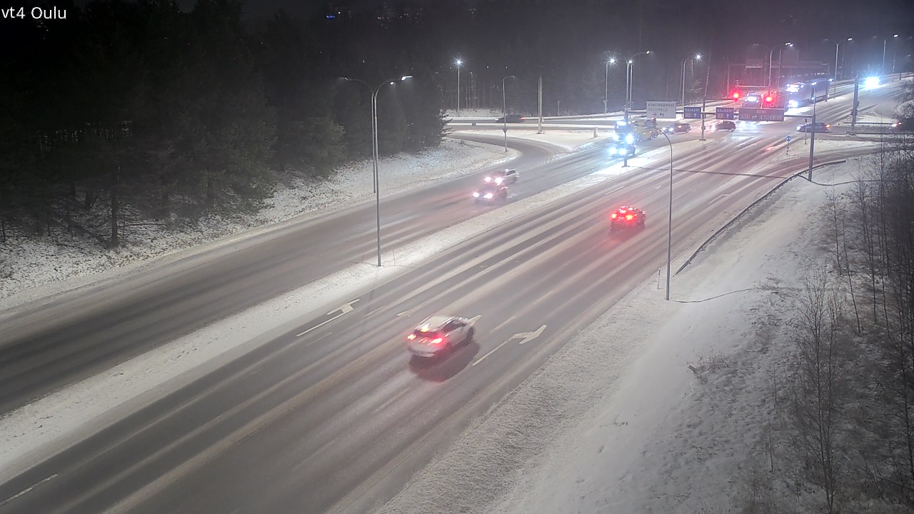 Weather Camera Image Road 4 Oulu, Oulu, Pohjois-Pohjanmaa