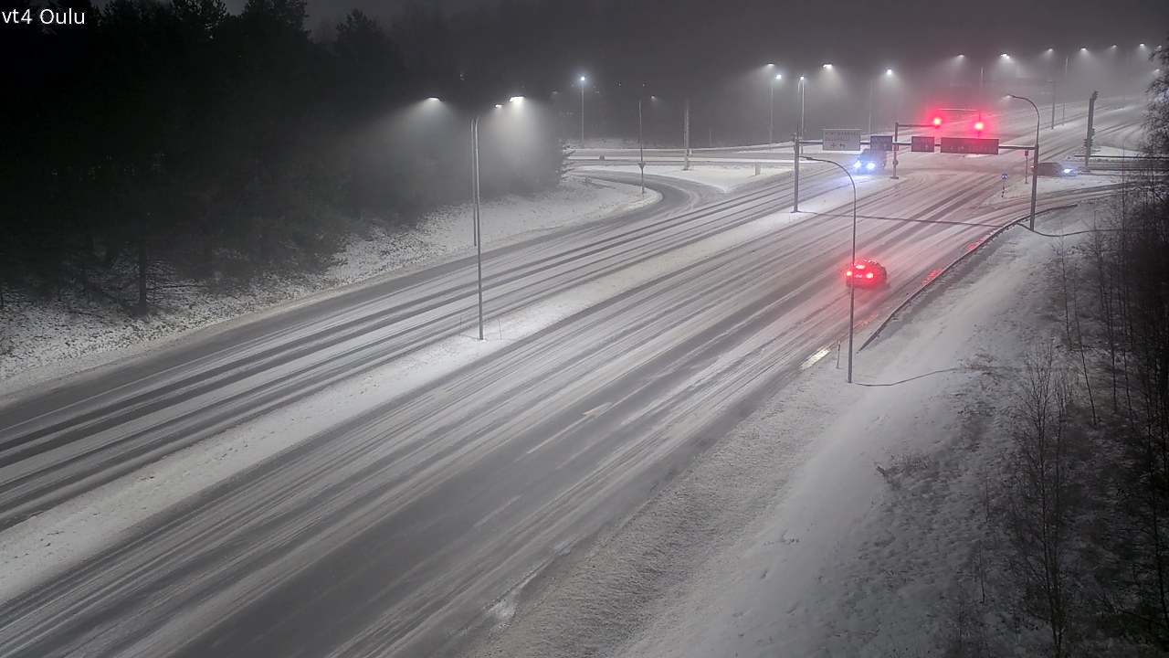 Weather Camera Image Väg 4 Uleåborg, Oulu, Pohjois-Pohjanmaa