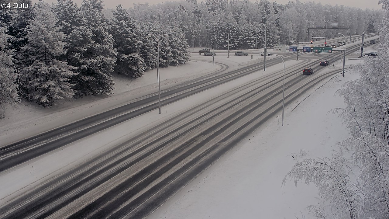 Weather Camera Image Road 4 Oulu, Oulu, Pohjois-Pohjanmaa