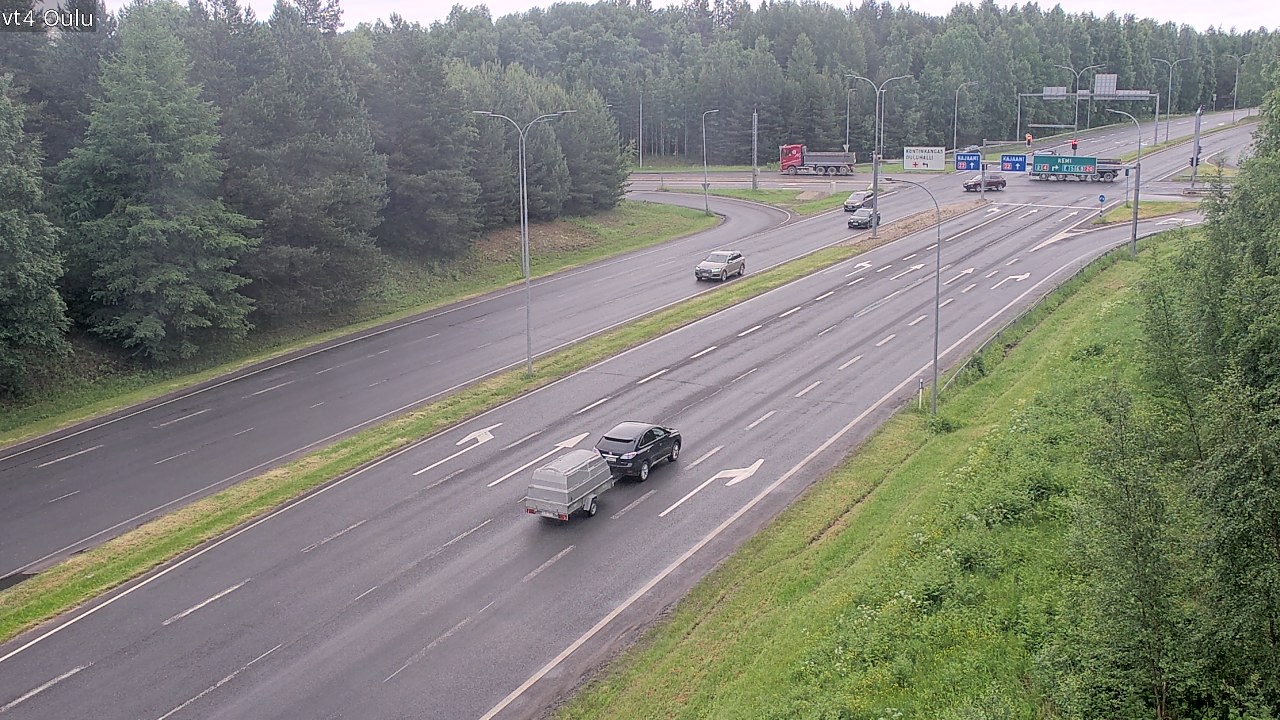 Weather Camera Image Road 4 Oulu, Oulu, Pohjois-Pohjanmaa