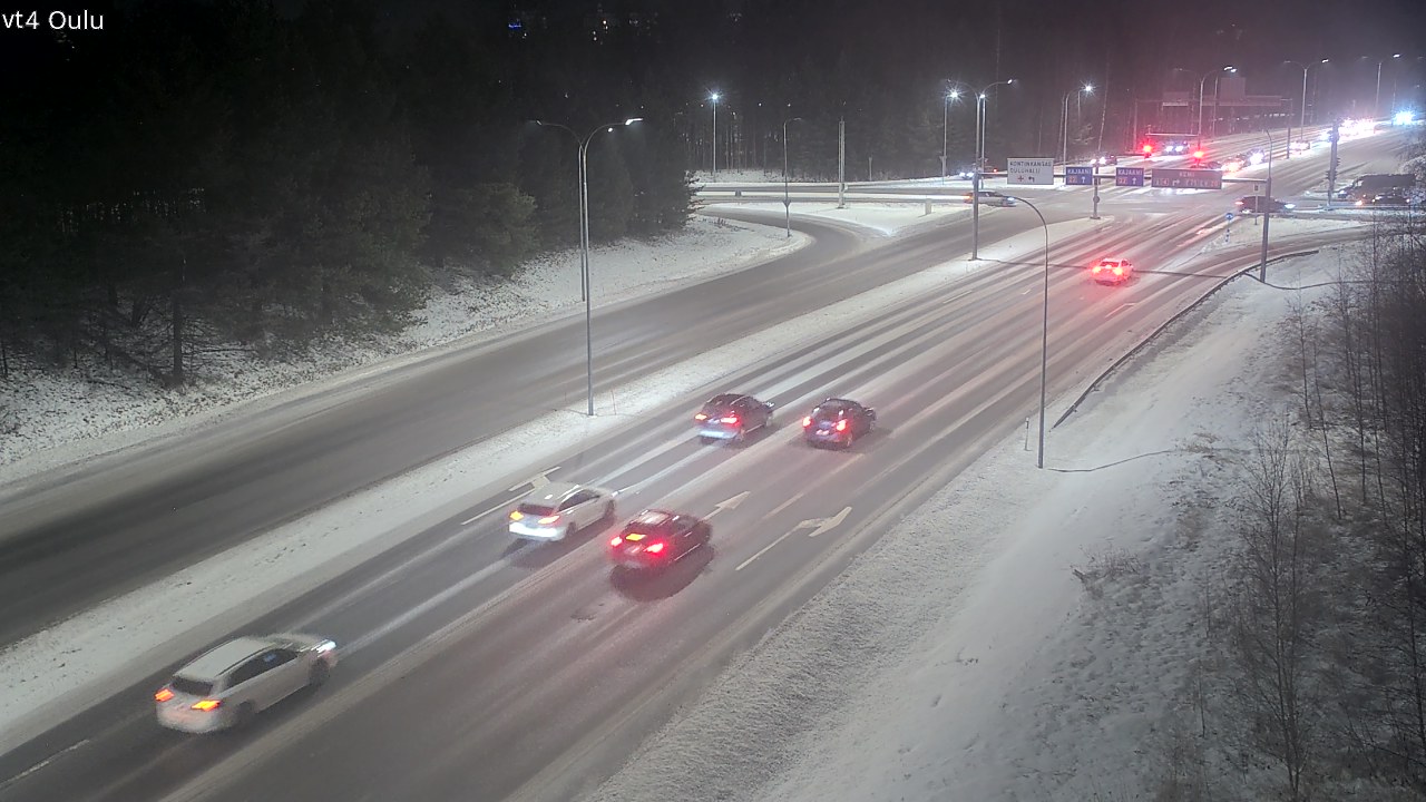 Weather Camera Image Road 4 Oulu, Oulu, Pohjois-Pohjanmaa