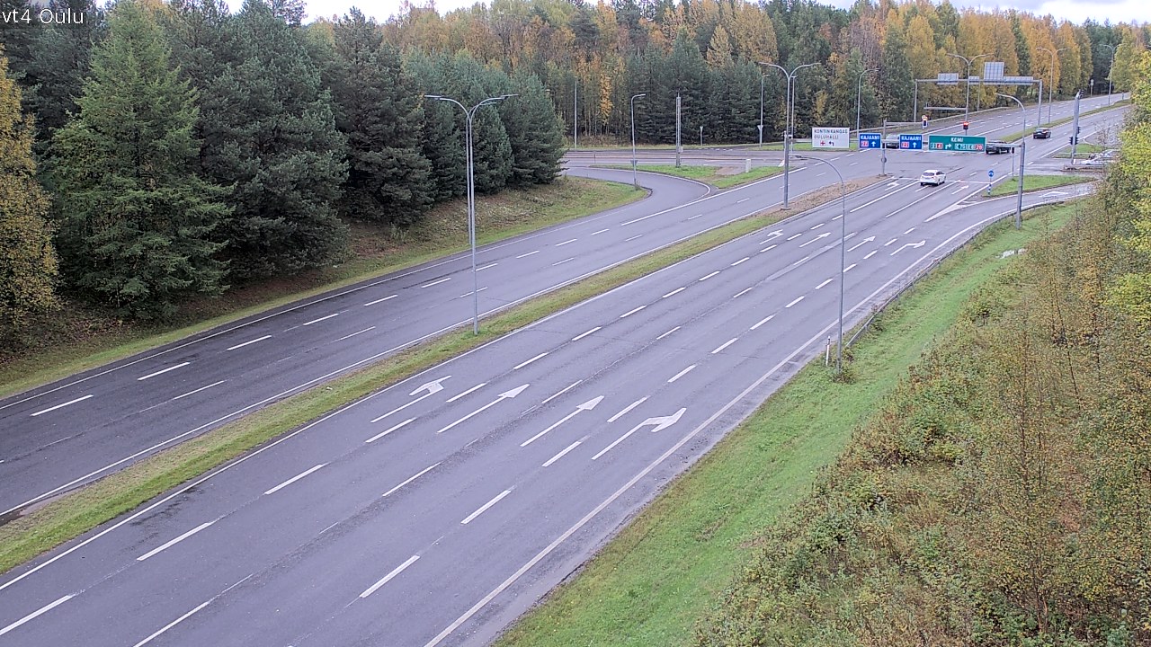 Weather Camera Image Road 4 Oulu, Oulu, Pohjois-Pohjanmaa