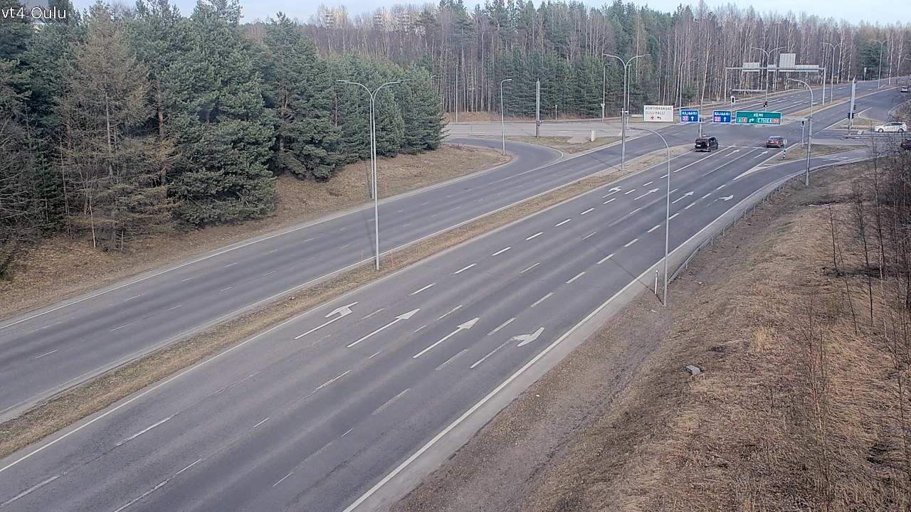 Weather Camera Image Väg 4 Uleåborg, Oulu, Pohjois-Pohjanmaa