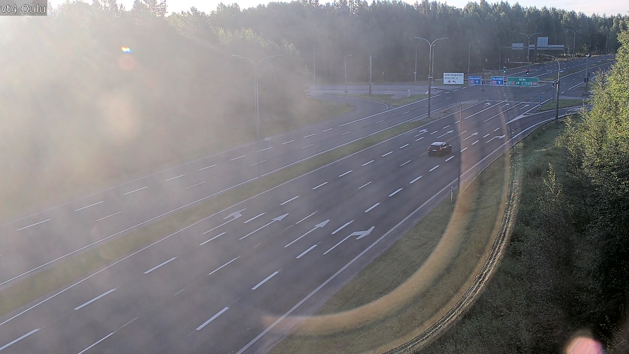 Weather Camera Image Road 4 Oulu, Oulu, Pohjois-Pohjanmaa