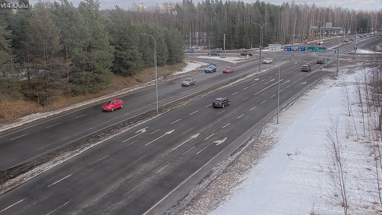 Weather Camera Image Road 4 Oulu, Oulu, Pohjois-Pohjanmaa